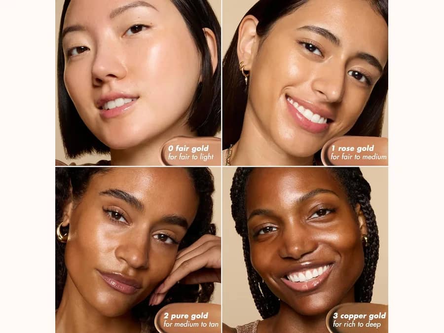 e.l.f. SKIN Bronzing Drops i fyra nyanser, från fair gold till copper gold