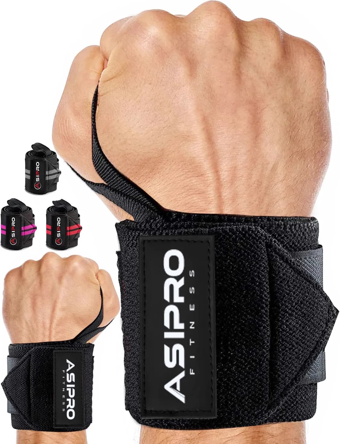 ASIPRO handledslindor / wrist wraps i 18 tum