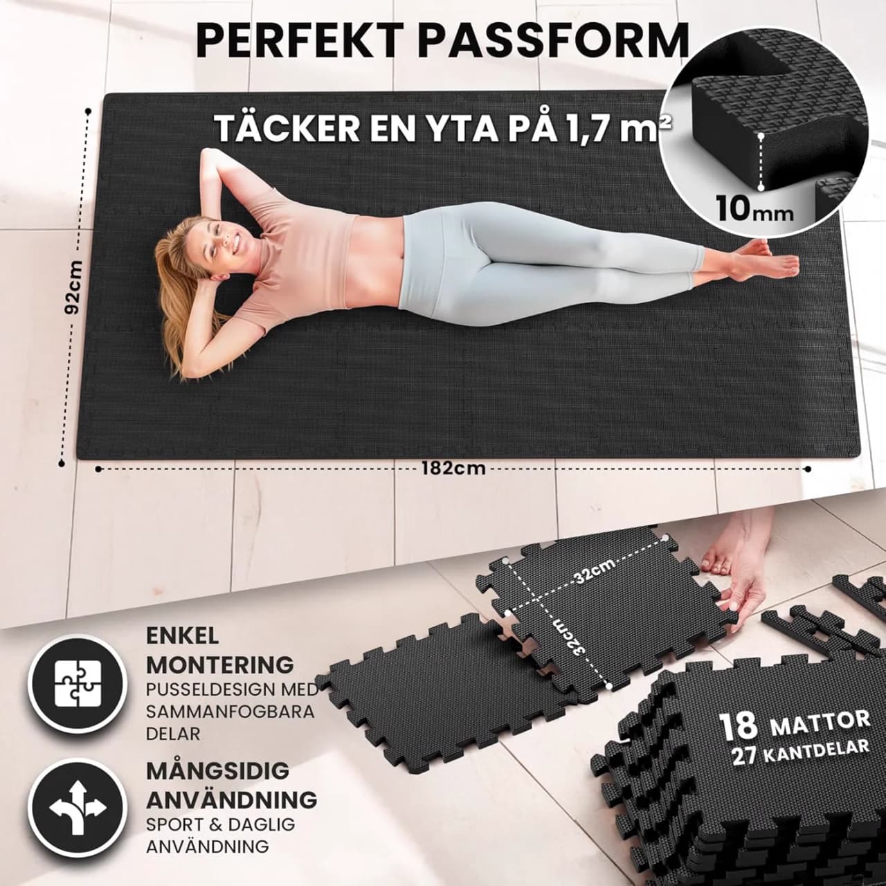 Miniatyr: bemaxx pusselmatta i produktgalleri