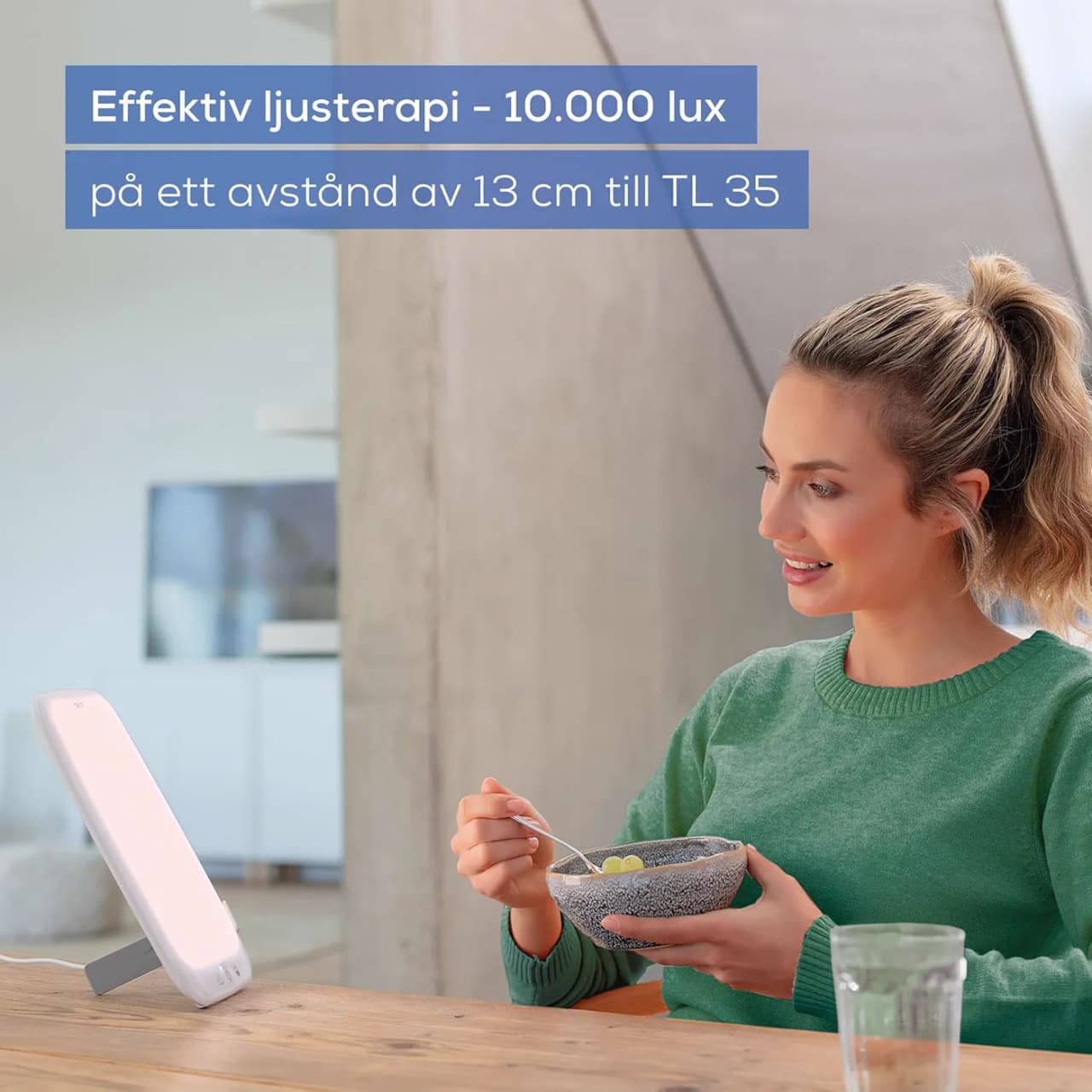 Miniatyr: Beurer TL35 dagsljuslampa med funktioner från Amazon-bilder