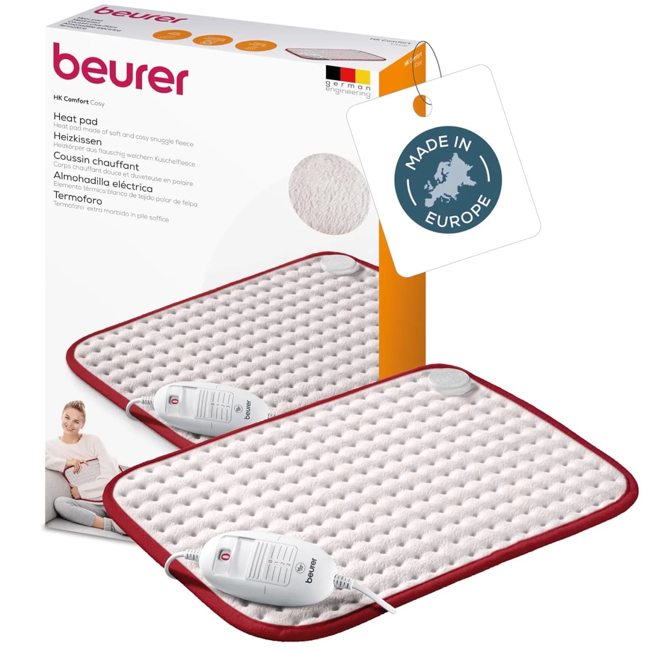 Beurer HK Comfort värmedyna i mjukt tyg