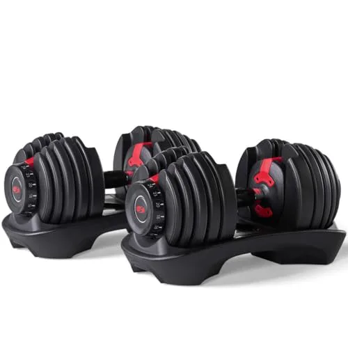 Miniatyr: BowFlex 552i hantel med vridratt för att byta belastning
