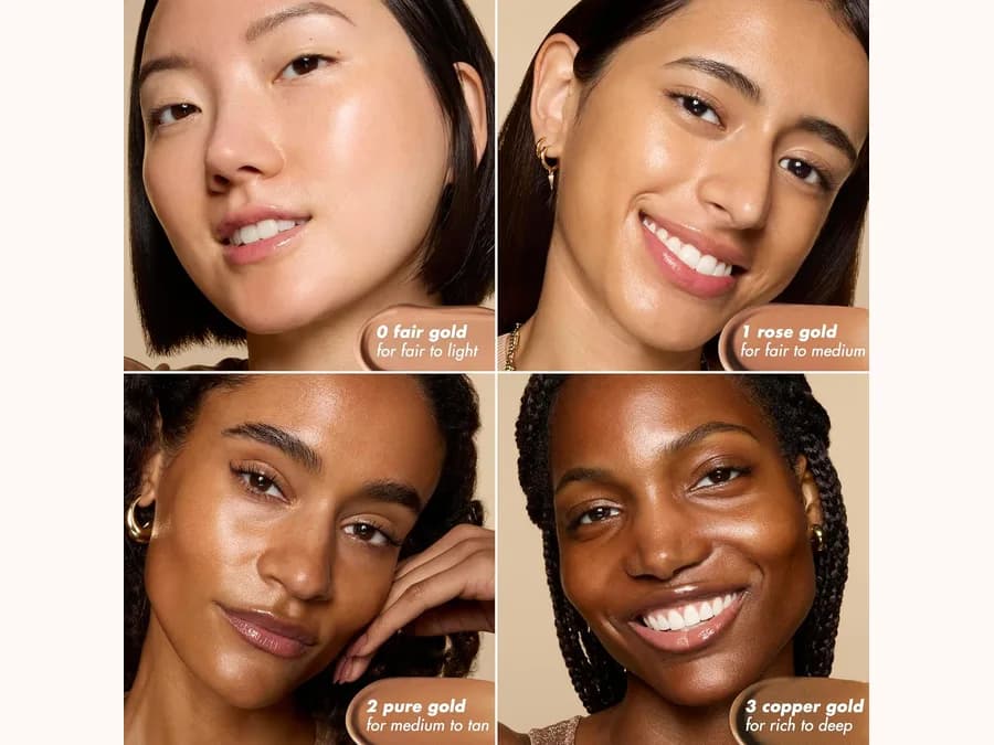 e.l.f. SKIN Bronzing Drops i fyra nyanser, från fair gold till copper gold