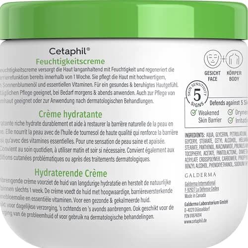 Miniatyr: Cetaphil Moisturising Cream textur och konsistens