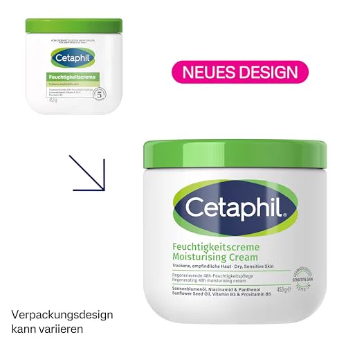 Miniatyr: Detaljbild av Cetaphil Moisturising Cream burk