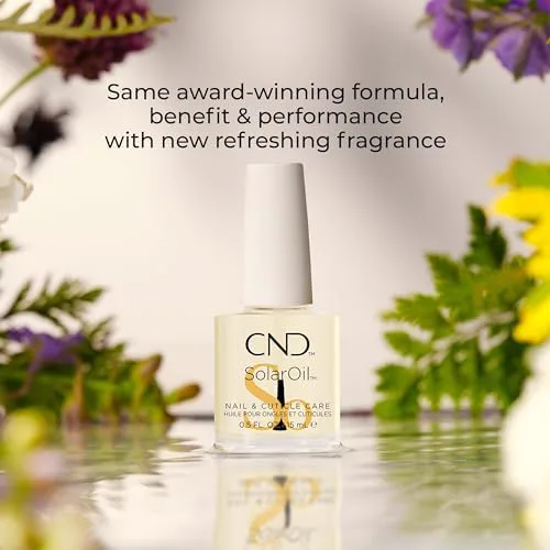 Miniatyr: Detaljbild av CND SolarOil nagelbandsolja