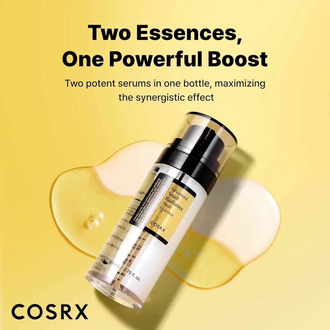 Miniatyr: COSRX Snail Mucin Dual Essence med tvådelad formula