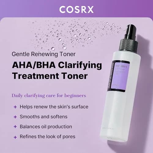 Miniatyr: COSRX AHA/BHA toner textur och konsistens
