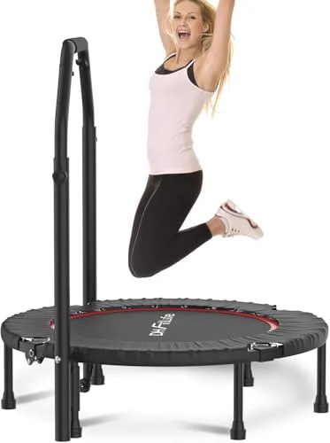 Miniatyr: DH FitLife studsmatta med justerbart handtag
