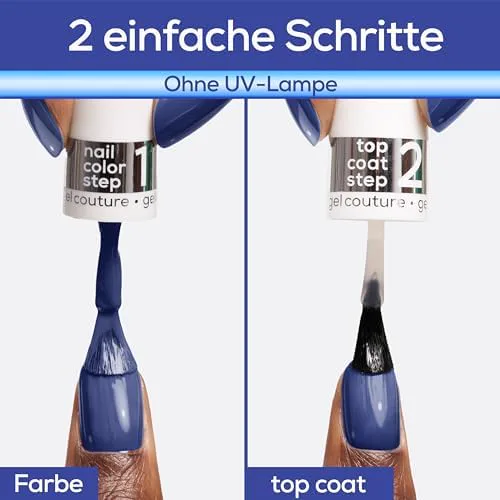 Miniatyr: essie Gel Couture topplack textur och pensel