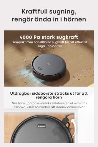 Miniatyr: Detaljbild av eufy C10 robotdammsugare