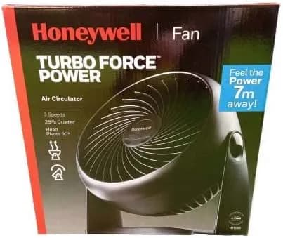 Honeywell TurboForce HT900E svart kompakt bordsfläkt