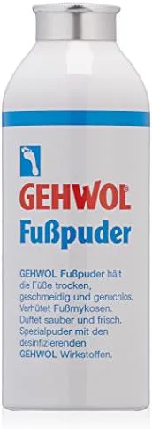 Miniatyr: Gehwol fotpuder som håller fötterna torra och fräscha