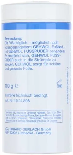 Miniatyr: Detaljbild av Gehwol fotpuder