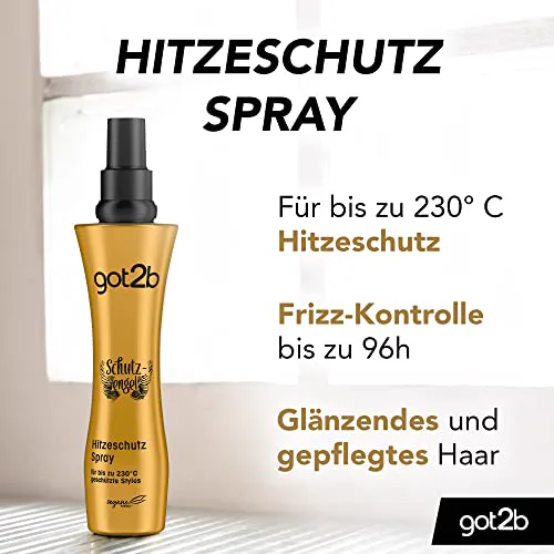 Miniatyr: Got2b värmeskyddsspray skyddar håret vid fön och plattång