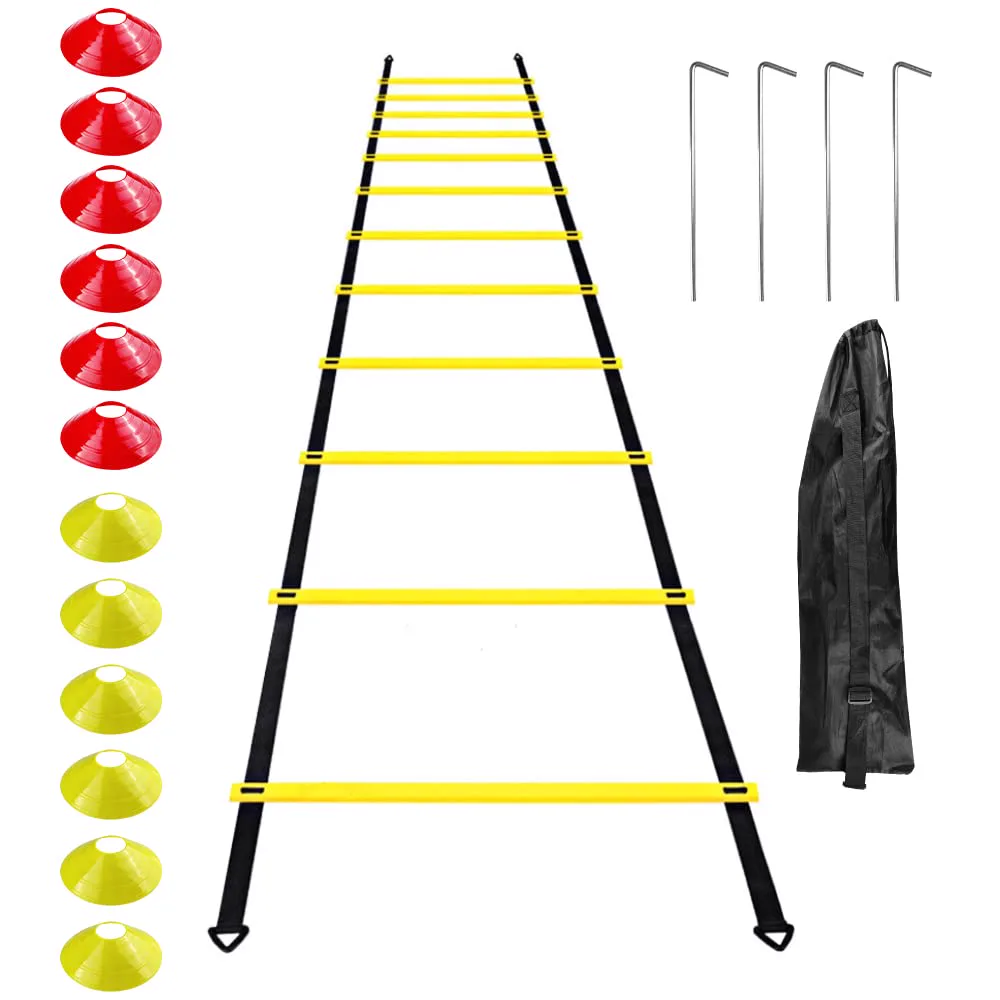 Gvolatee agility-stege med koner, 4,5 m