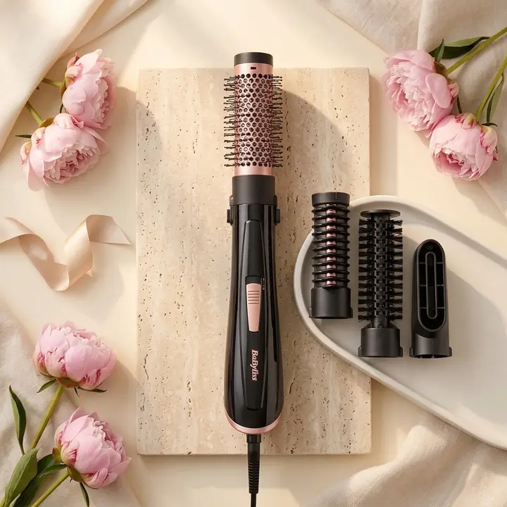 Miniatyr: BaByliss AS126E varmluftsborste med stylingtillbehör