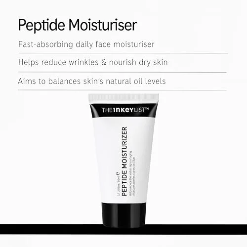 Miniatyr: The INKEY List Peptide Moisturiser textur och konsistens