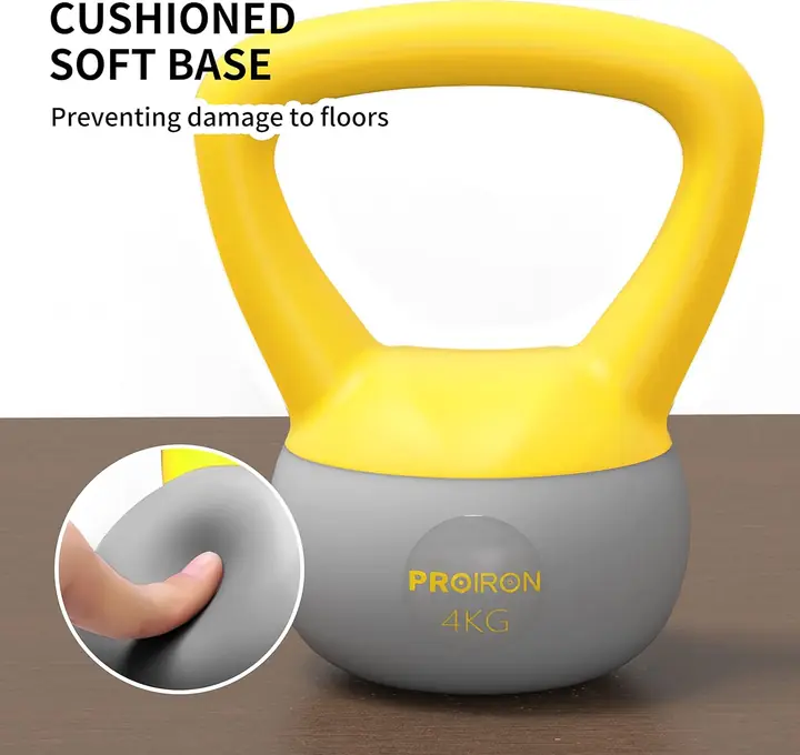 Miniatyr: PROIRON mjuk kettlebell med grepp och mjuk kropp