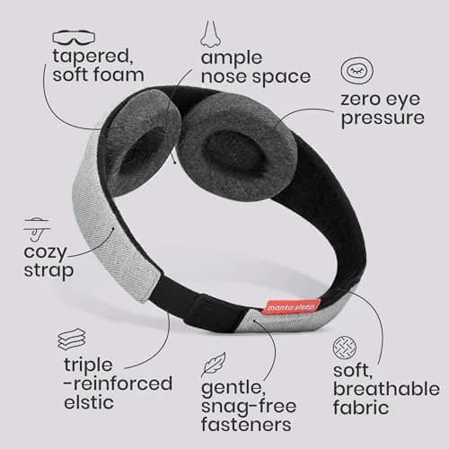 Miniatyr: Manta Sleep Mask med justerbar rem