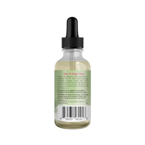 Miniatyr: Detaljbild av Mielle Rosemary Mint Scalp & Hair Oil