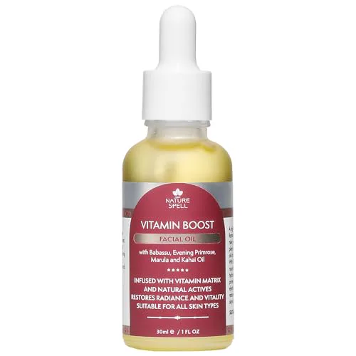 Miniatyr: Nature Spell Vitamin Boost Face Oil för glow och återfuktning
