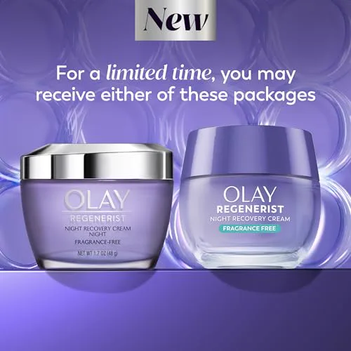 Miniatyr: Olay Regenerist Night Recovery textur och konsistens