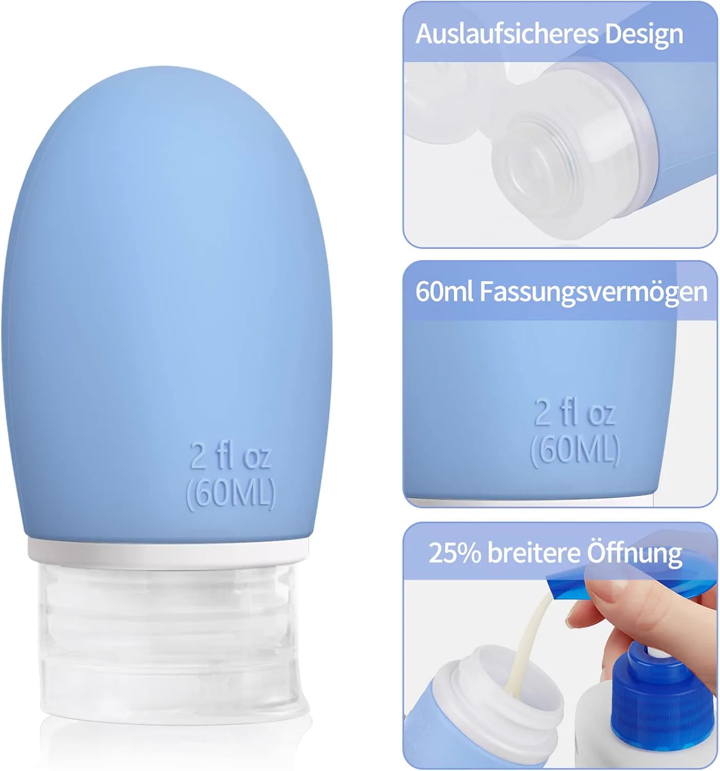 Miniatyr: Flaskor med etiketter för shampoo och balsam