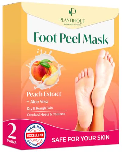 Miniatyr: Plantifique foot peel mask som mjukgör torr, sträv hud på fötterna