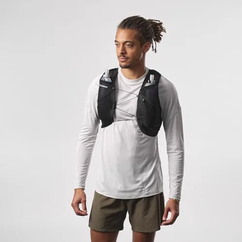Miniatyr: Salomon Active Skin löparväst med flaskor och fickor fram