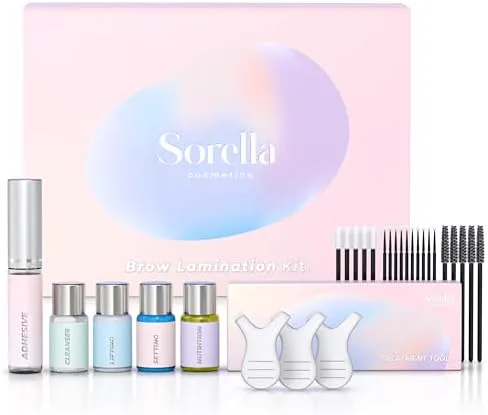 Miniatyr: Sorella brynlamineringskit med flera steg för hemmabruk