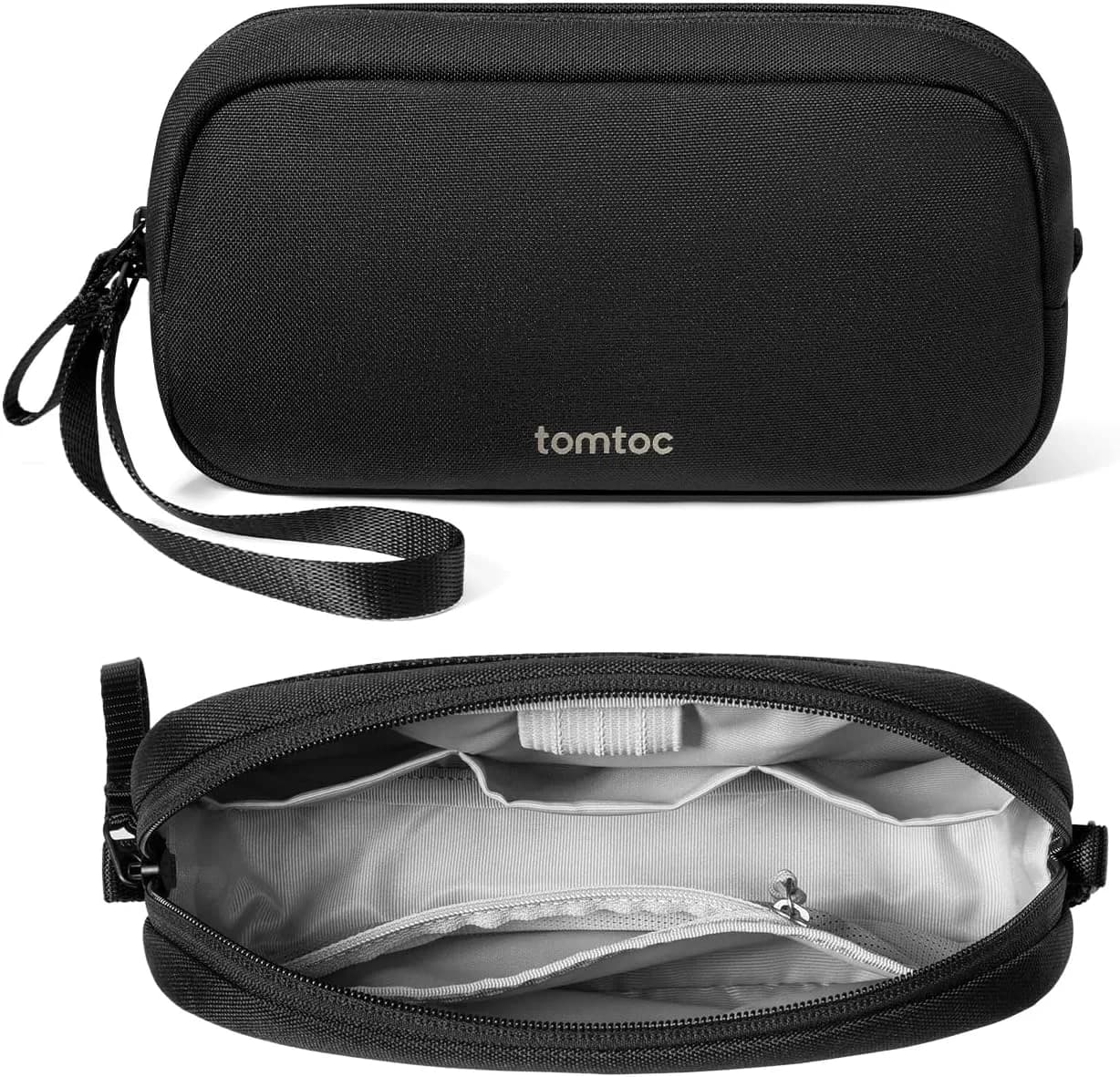 tomtoc kabelorganizer för resa med fack för kablar och laddare