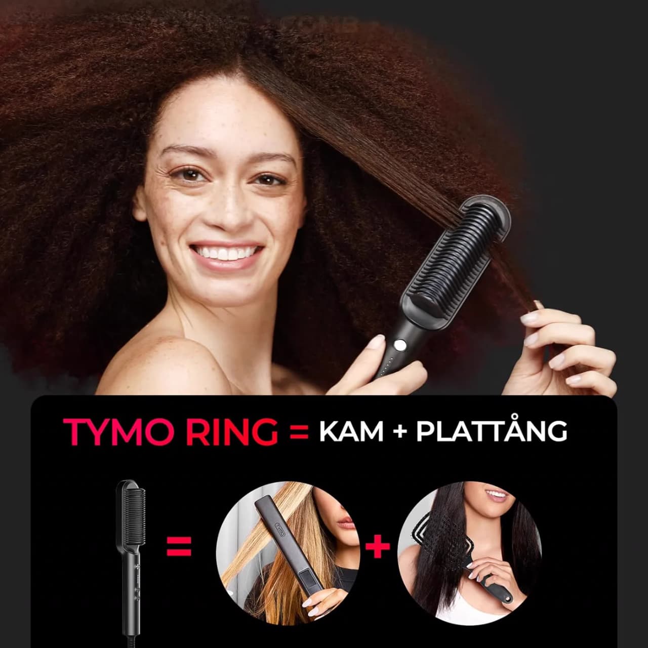 Miniatyr: TYMO RING uträtningsborste i produktgalleri