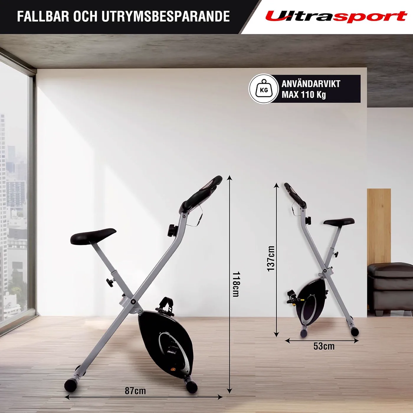 Miniatyr: Ultrasport F-Bike Advanced med funktioner från Amazon-bilder