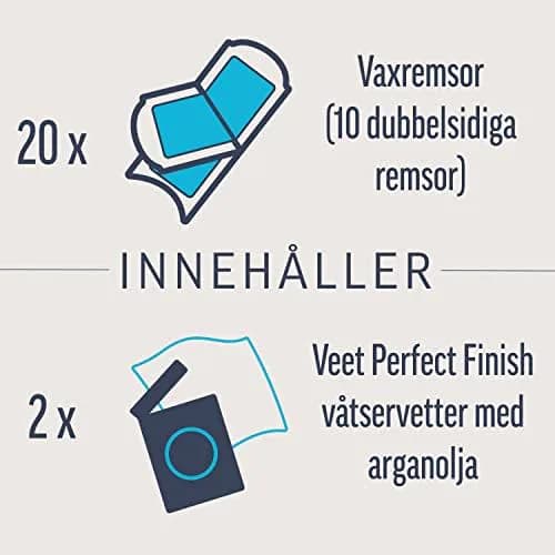 Miniatyr: Detaljbild av Veet Expert vaxremsor