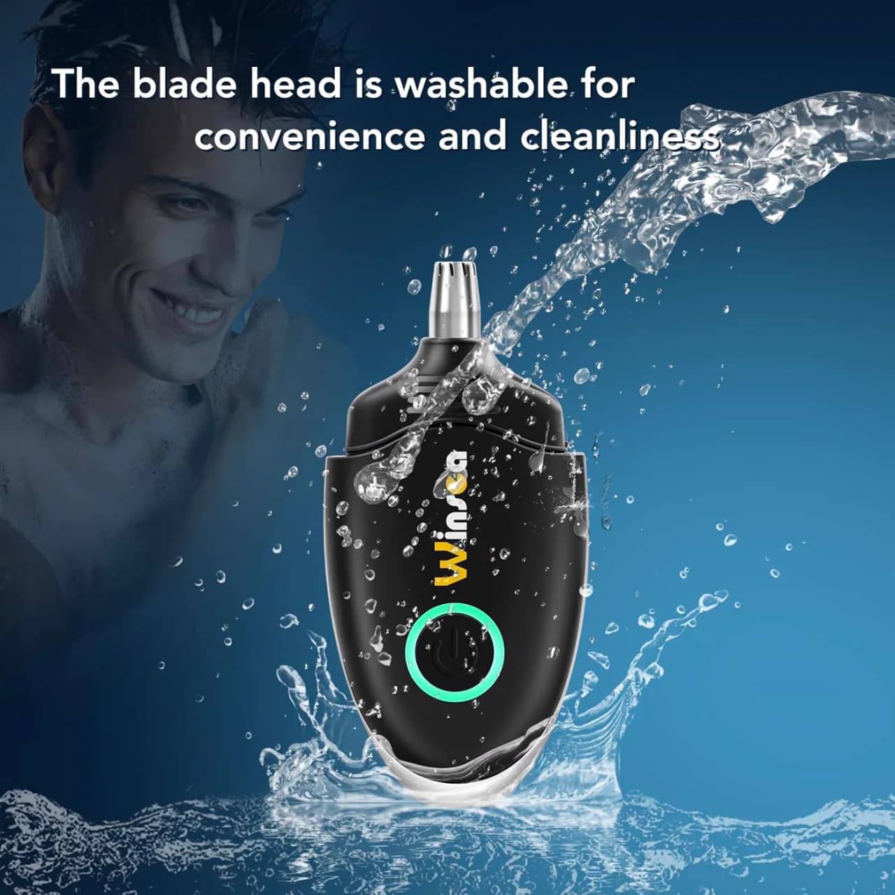 Miniatyr: Winsea näshårstrimmer med funktioner från Amazon-bilder