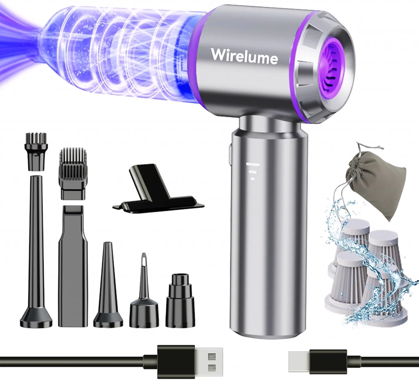 Wirelume handdammsugare
