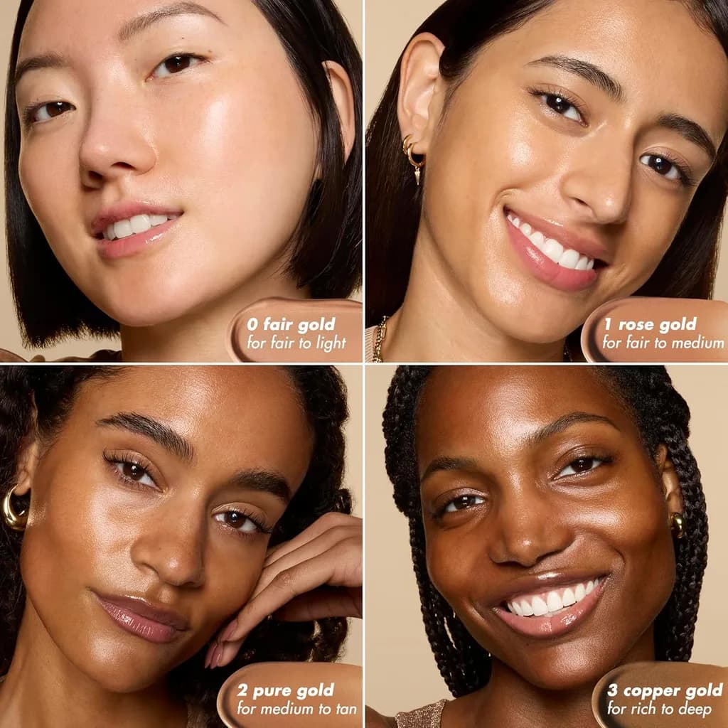 e.l.f. SKIN Bronzing Drops i fyra nyanser, från fair gold till copper gold