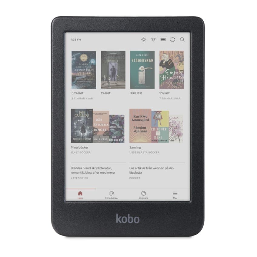 Kobo Clara Colour, 6 tum · 16 GB · svart · Kaleido 3.