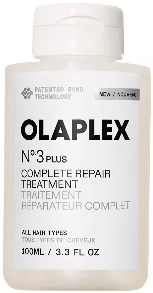 Olaplex No.3 Plus Complete Repair Treatment, No.3 Plus · 100 ml, en flaska.