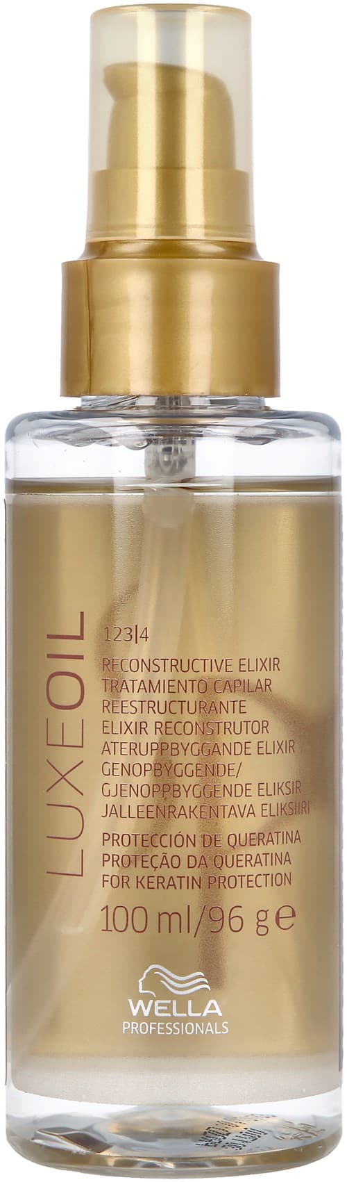 Wella Professionals SP LuxeOil Reconstructive Oil Elixir, 100 ml · en flaska.